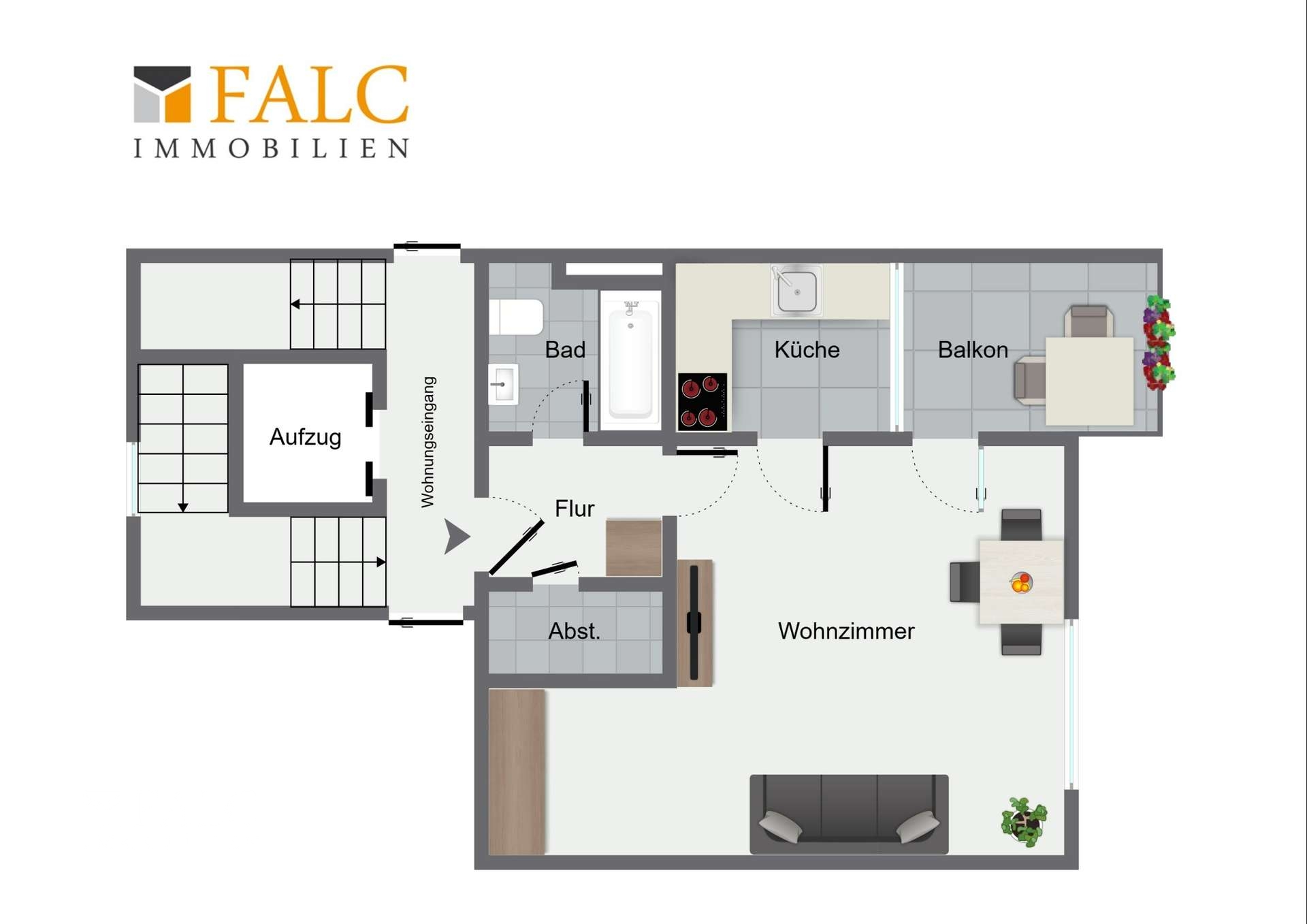 Grundriss Wohnung